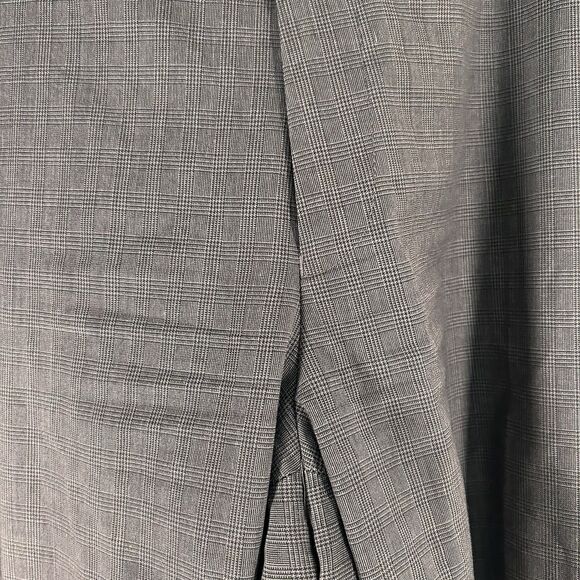 Ralph Lauren Dress Pants Men's 40x32 Grey Plaid Flat Front Pockets Polyester - Picture 4 of 8